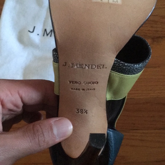 J. Mendel Vero Cuoio Heels - Picture 3 of 4